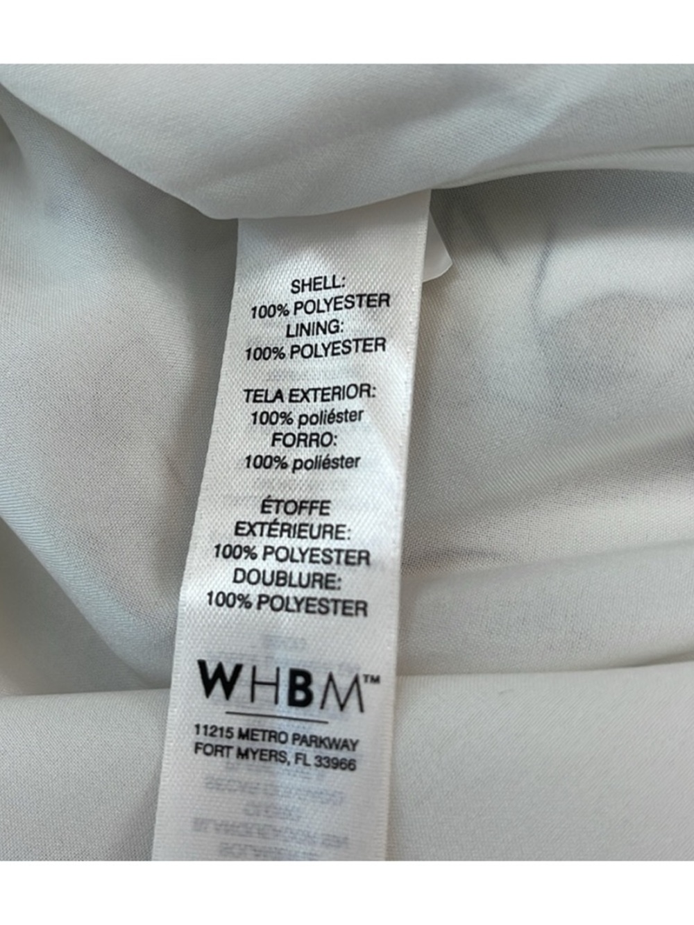 WHBM FLORAL PRINT V-NECK BLOUSE - Picture 10 of 10